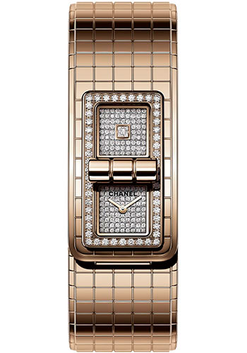Chanel CODE COCO Quartz Watch - Beige Gold Case - Diamond Bezel - Beige Gold Bracelet