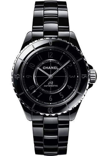 Chanel J12 Phantom Automatic Watch - 38mm Black Ceramic And Steel Case - Black Dial - Black Ceramic Bracelet