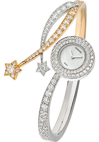 Chanel Comète Entrelacs Quartz Watch - White Gold Case