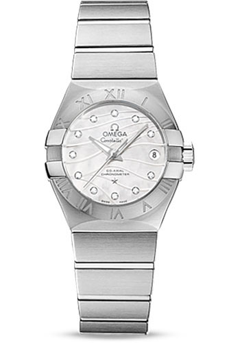 Omega Constellation Co-Axial Watch - 27 mm Steel Case - Mother-Of-Pearl Dial