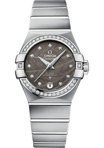 Omega Constellation Co-Axial Watch - 27 mm Steel Case - Grey Dial